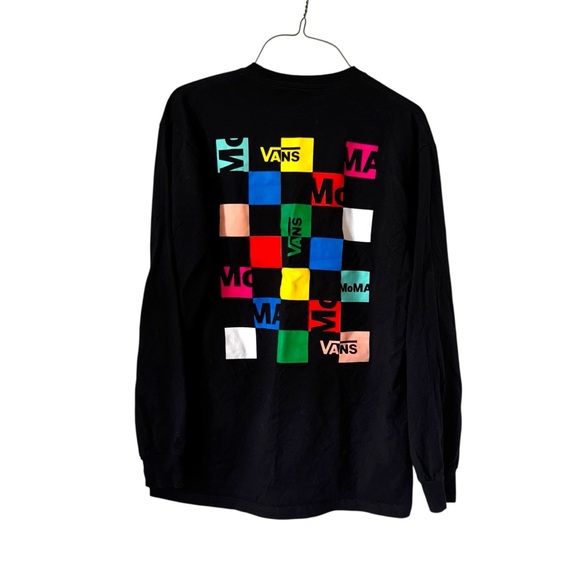 Vans x MoMA Collab Long Sleeve Tee | Color Block Graphic | Medium - Picture 2 of 5